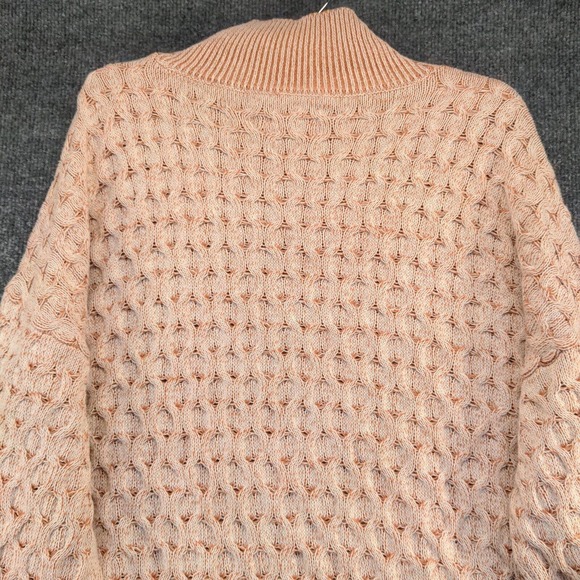 Knox Rose Women's Tunic Mock Neck Sweater Multicolor Large Geometric Pullover - Picture 6 of 12